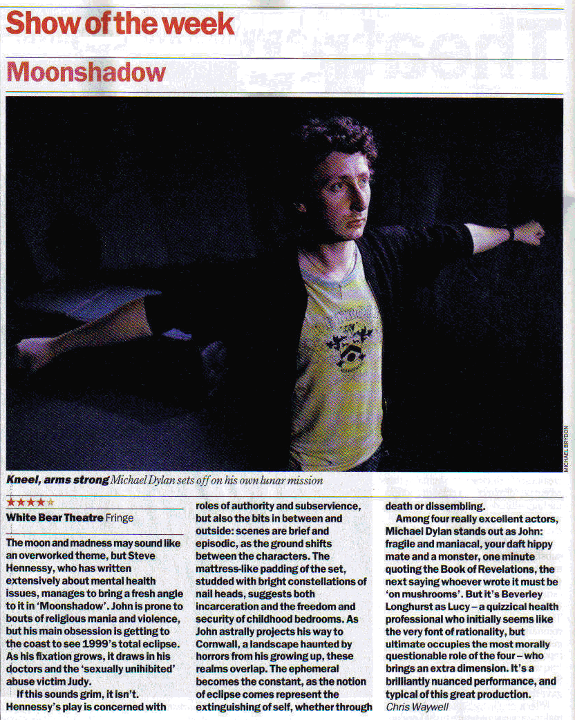 Moonshadow Time Out Show of the Week